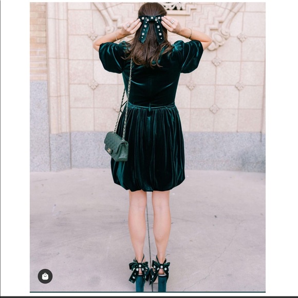 NWT Antonio Melani x Nicola Bathie Julianna Velvet Dress - Picture 2 of 12